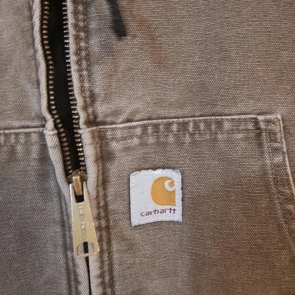 🚫SOLD🚫Vintage Carhartt Denim hoodie Jacket - Picture 3 of 6